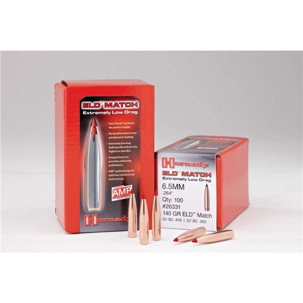 Hornady 6.5mm 140 Grain ELD Match (100 Count)