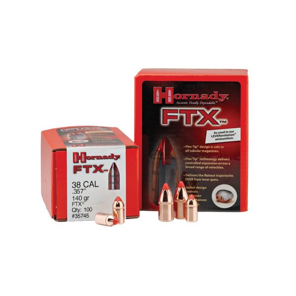 Hornady FTX Bullets .358 Cal 200 Grain