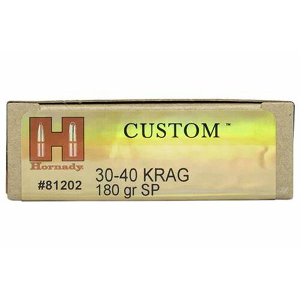 Hornady Custom 30-40 Krag 180 Grain SP (20 Rounds)