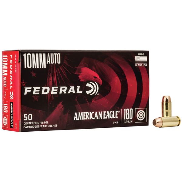 American Eagle Handgun 10mm Auto Full Metal Jacket 180 Grain (50 Rounds)