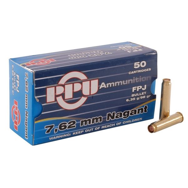 Prvi Partizan (PPU) 7.62mm Nagant 98 Grain FPJ