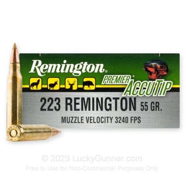 Remington Premier Accutip 223 Rem 55 Grain (20 Cartridges)