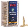 Image 1 : CCI 17 HMR Gamepoint 20 Grain Jacketed Soft Point (50 Rounds)