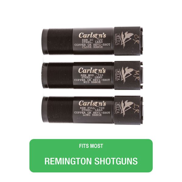 Carlson's Waterfowl Complete steel shot Choke Tube Set Close/Mid/Long-Range Most Remington Shotguns