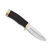 Image 1 : Buck Knives 692 Vanguard Fixed Blade Knife Black Textured Rubber Handle w/ Sheath