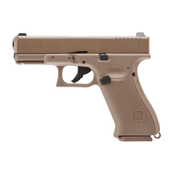 Umarex Glock G19X .177 Cal Co2 Air Gun 360 FPS Coyote Blowback System | PAL Not Required