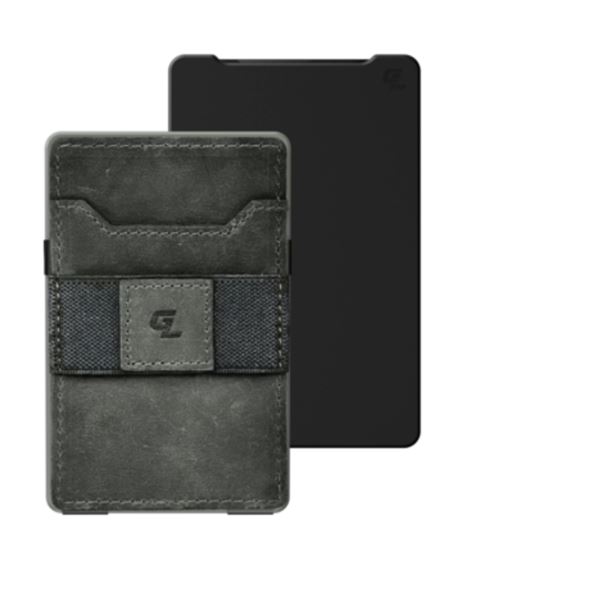 Groove Life 8-Card Wallet Black/Black Leather