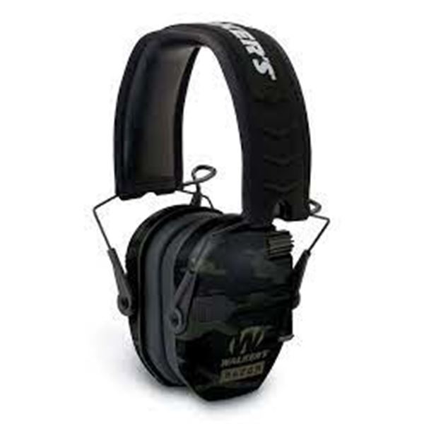 Walker's Razor Slim Electronic Muffs Multi-Cam Black