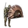 Image 1 : Primos Double Bull Turkey Decoy w/ Surroundview Blind