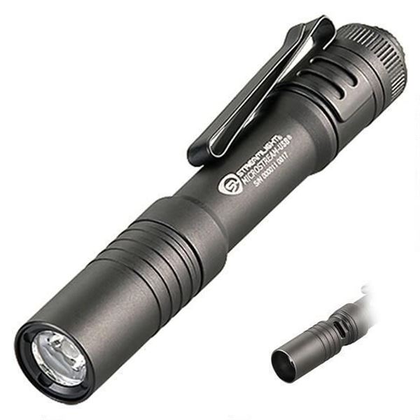 Streamlight Microstream USB Charger w/ Cord & Lanyard