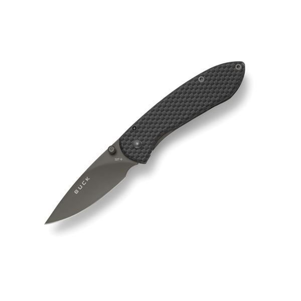 Buck Knives 327 Nobleman Folding Knife Carbon Fibre