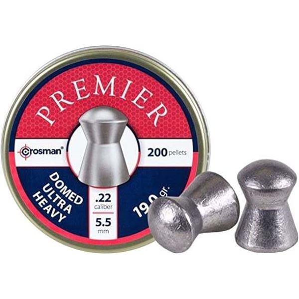 Crosman Domed Ultra Heavy Pellets .22 Cal 19 Grain (200 Count)