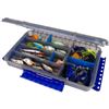 Image 1 : Flambeau Zerust Max Waterproof 20 Compartments Tackle Box (14" L x 8.89" W x 2.1" D)