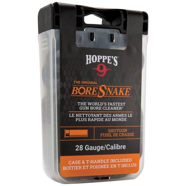 Hoppe's BoreSnake w/ Carry Case & Pull Handle 28 Gauge