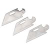 Image 1 : Cold Steel Click-N-Cut Replacement Blades 3-Pack #40AP3B Utility Plain Edge