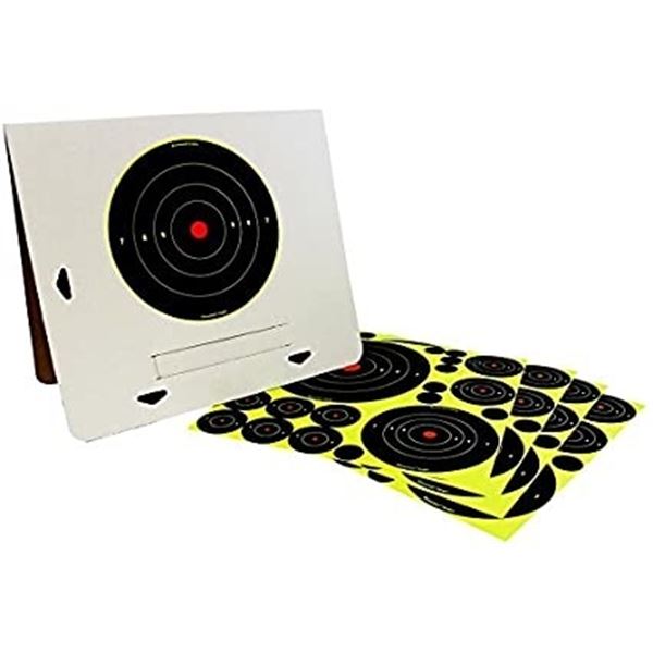 Birchwood Casey Shoot-N-C Deluxe Target Kit 4-Pack w/ Easy-to-Assemble Frame
