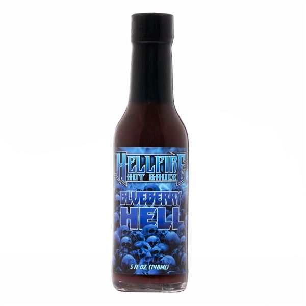 Hellfire Hot Sauce Blueberry Hell 5 Fl Oz