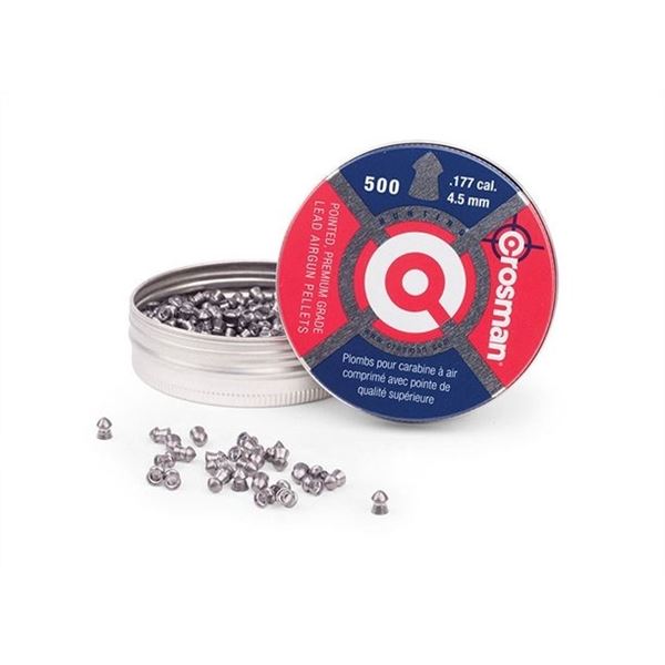 Crosman Premier Maximum Long .177 Cal 7.4 Grain Pellets (500 Count)