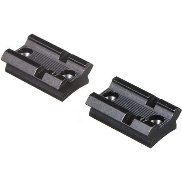 Weaver Aluminum Base Pair Matte Black 48462