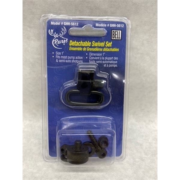 Ravage 1" Shotgun Swivel Set Fits Most Pump/Semi
