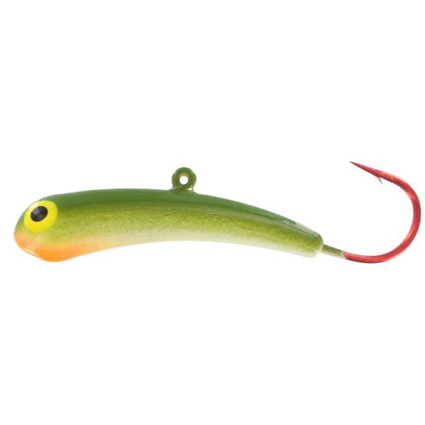 Badd Boyz BB3-SMLTGL Jigging Lure 2.5" 5/8oz Glow Smelt