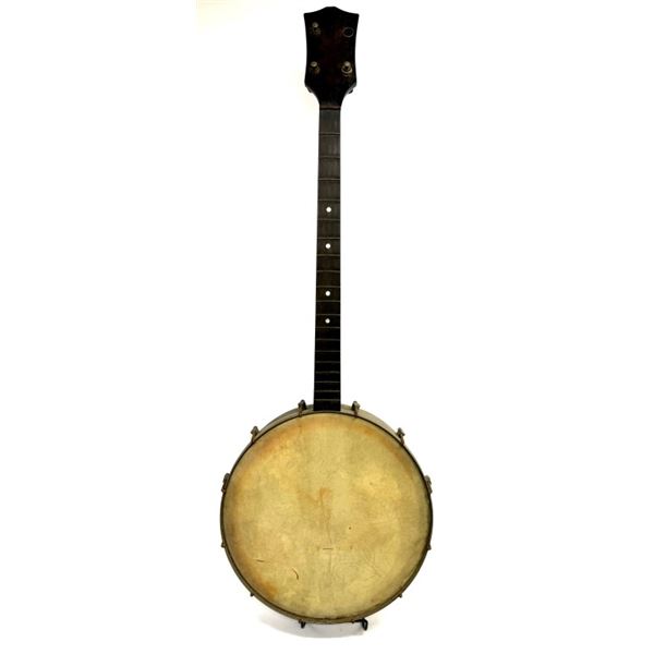Early 20th C. Vellum Banjo