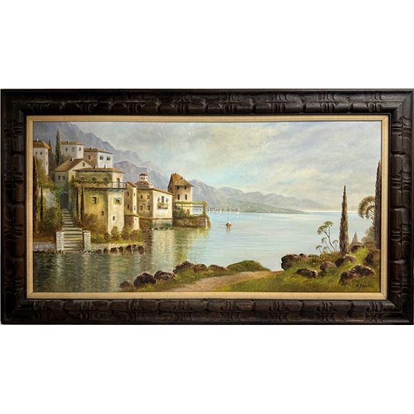 19th C. Henry Jaeckel Signed Oil on Canvas