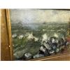 Image 3 : 'Ships at Sea' Seascape Miniature Oil Painting