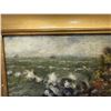 Image 4 : 'Ships at Sea' Seascape Miniature Oil Painting