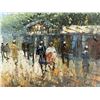 Image 2 : Impressionist Parisian Cityscape Oil on Canvas