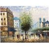 Image 3 : Impressionist Parisian Cityscape Oil on Canvas