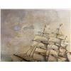 Image 3 : 19th c. Clipper Ship Oil on Canvas Painting