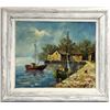 Image 1 : Rossini Signed Sailboat Seascape Oil on Canvas