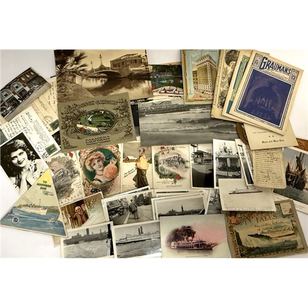 Early 1900s California Travel Memorabilia