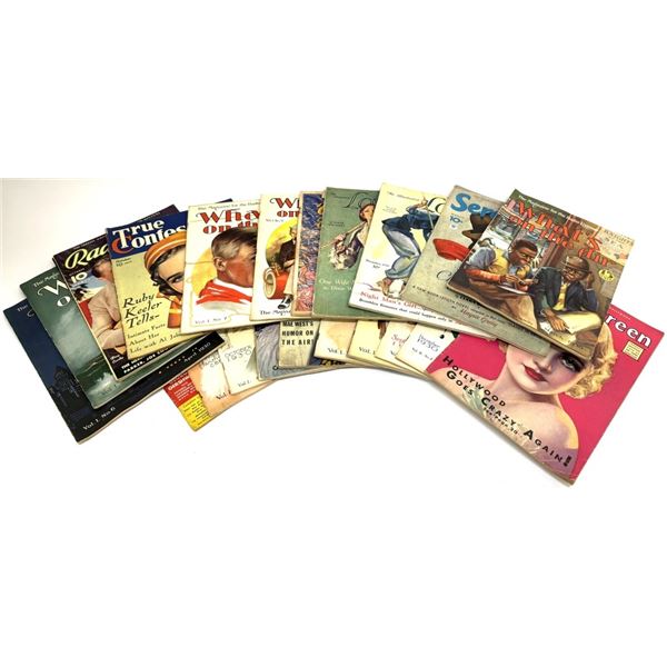 Lot of 25+ Vintage 1930s Magazines