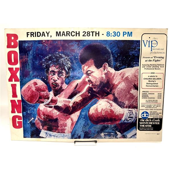 1980 Frank Becerra Muhammad Ali Boxing Poster