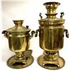 Image 8 : Early 20th C. Imperial Russian Brass Samovars