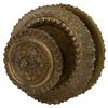 Image 8 : Antique Spanish Cast Brass Blossom Doorknobs