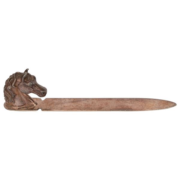 Silver Plated Figural Horse Head Letter Opener
