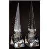 Image 3 : Hoya Crystal Pagoda Stopper Perfume Bottle Pair