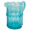Image 3 : Antique Spooner Opalescent Blue Regal Glass Set