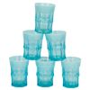 Image 8 : Antique Spooner Opalescent Blue Regal Glass Set