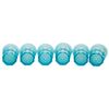 Image 9 : Antique Spooner Opalescent Blue Regal Glass Set