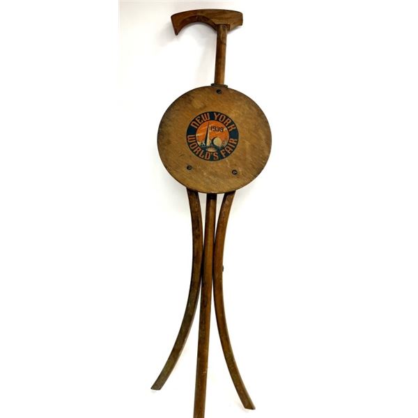 1939 NY World’s Fair 'Kan-O-Seat' Cane Seat