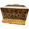 Image 10 : Vintage Hohner Steel Reads Pokerwork Accordion