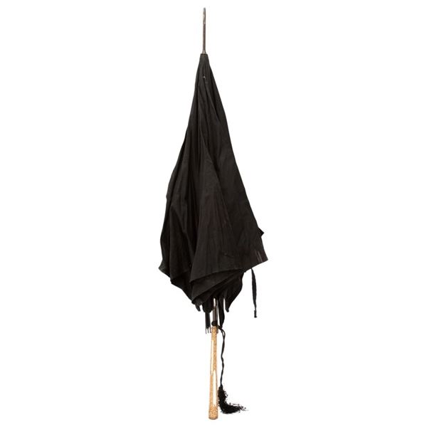 Antique Umbrella with Ornate Gold-Filled Handle