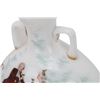 Image 9 : Victorian Fragonard Style Milk Glass Vase Pair