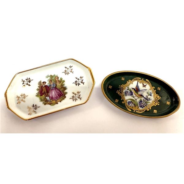 Limoges France Porcelain Miniature Dishes