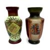 Image 1 : Hand-Painted French Art Nouveau Ceramic Vases