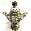 Image 2 : Antique European Porcelain Potpurri Floral Vase